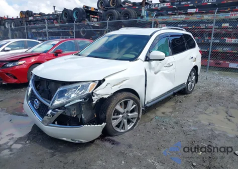 2013 Nissan Pathfinder Platinum from USA, damaged, VIN 5N1AR2MN0DC688285